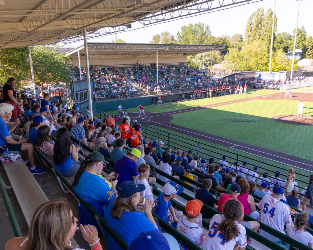 Packed Mel Olson Stadium